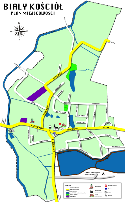 Plan miejscowości
